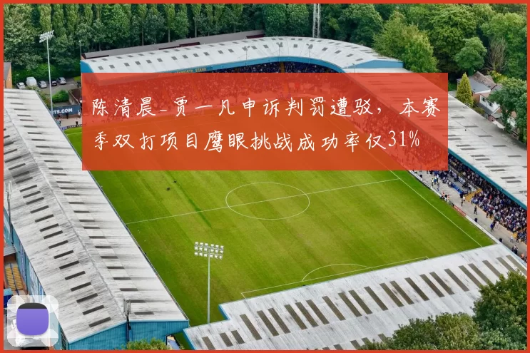 陈清晨_贾一凡申诉判罚遭驳，本赛季双打项目鹰眼挑战成功率仅31%